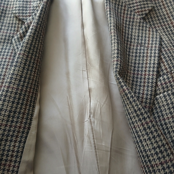 Pierre Cardin men's houndstooth wool blazer. Sz 44. - Picture 2 of 10